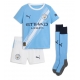 Manchester City Erling Haaland #9 Replica Home Stadium Kit for Kids 2025-26 Short Sleeve (+ pants)